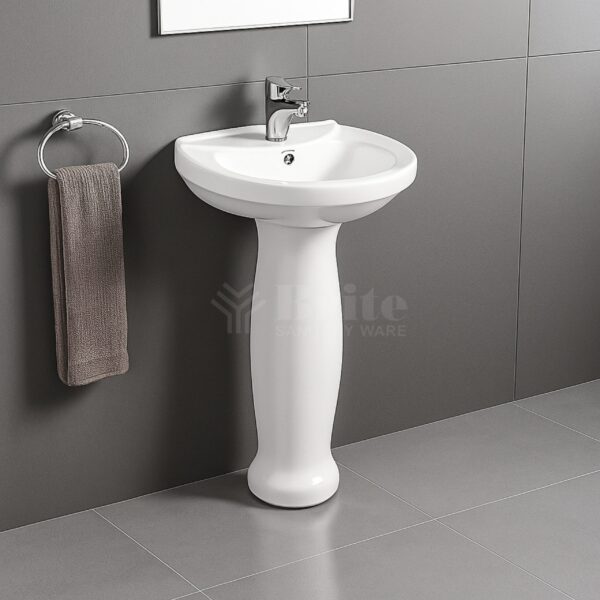Diana Wash Basin Pedestal - Brite Sanitary Ware Diana Wash Basin Pedestal - Brite Sanitary Ware