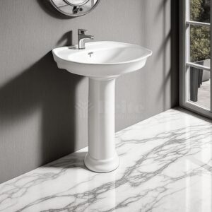 Brite Wash Basin Pedestal - Brite Sanitary Ware