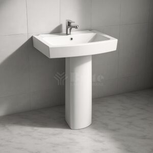 Alpha Wash Basin Pedestal - Brite Sanitary Ware