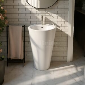 Round One Piece Basin - Brite Sanitary Ware