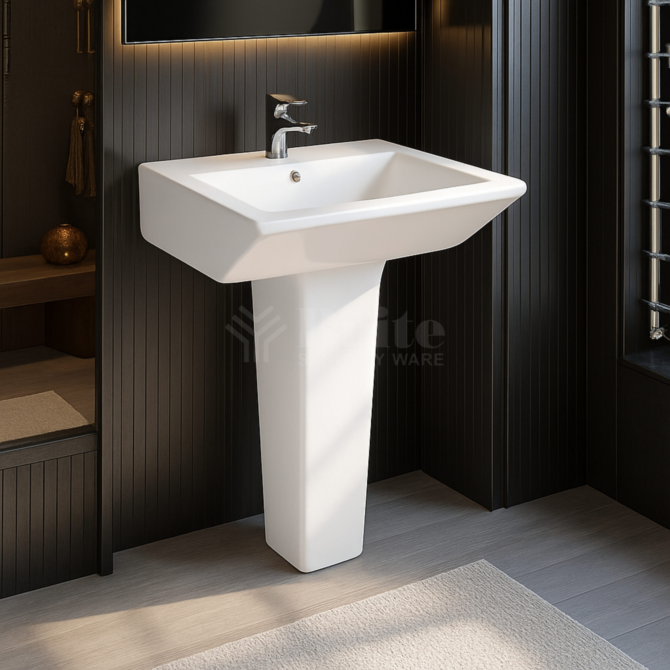 Beauty Wash Basin Pedestal - Brite Sanitary Ware Beauty Wash Basin Pedestal - Brite Sanitary Ware