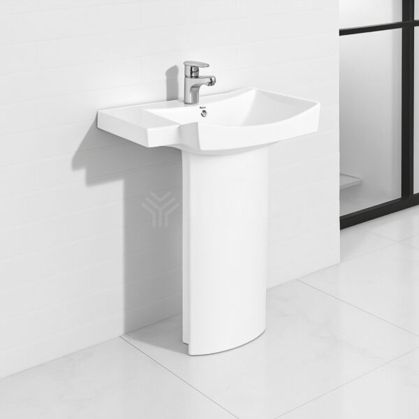 Roca Wash Basin Pedestal - Brite Sanitary Ware Roca Wash Basin Pedestal - Brite Sanitary Ware