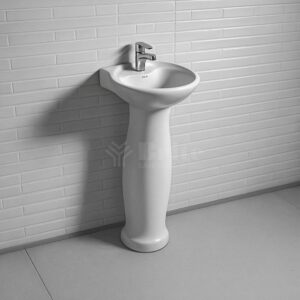 Wash Basin Pedestal 12x15 - Brite Sanitary Ware