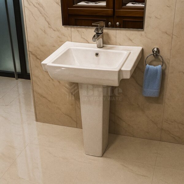 Bravo Wash Basin Pedestal - Brite Sanitary Ware