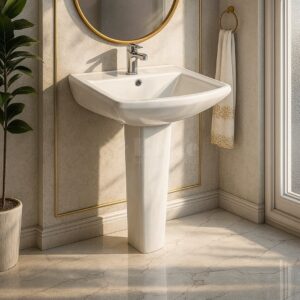 Beeta Wash Basin Pedestal - Brite Sanitary Ware