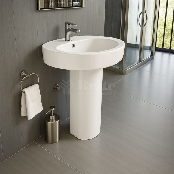 Dolphin Wash Basin Pedestal - Brite Sanitary Ware Dolphin Wash Basin Pedestal - Brite Sanitary Ware