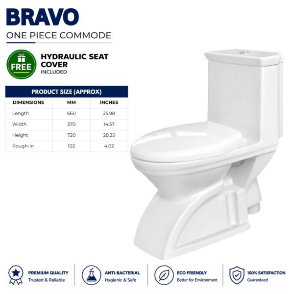 Bravo English Toilet - Brite Sanitary Ware