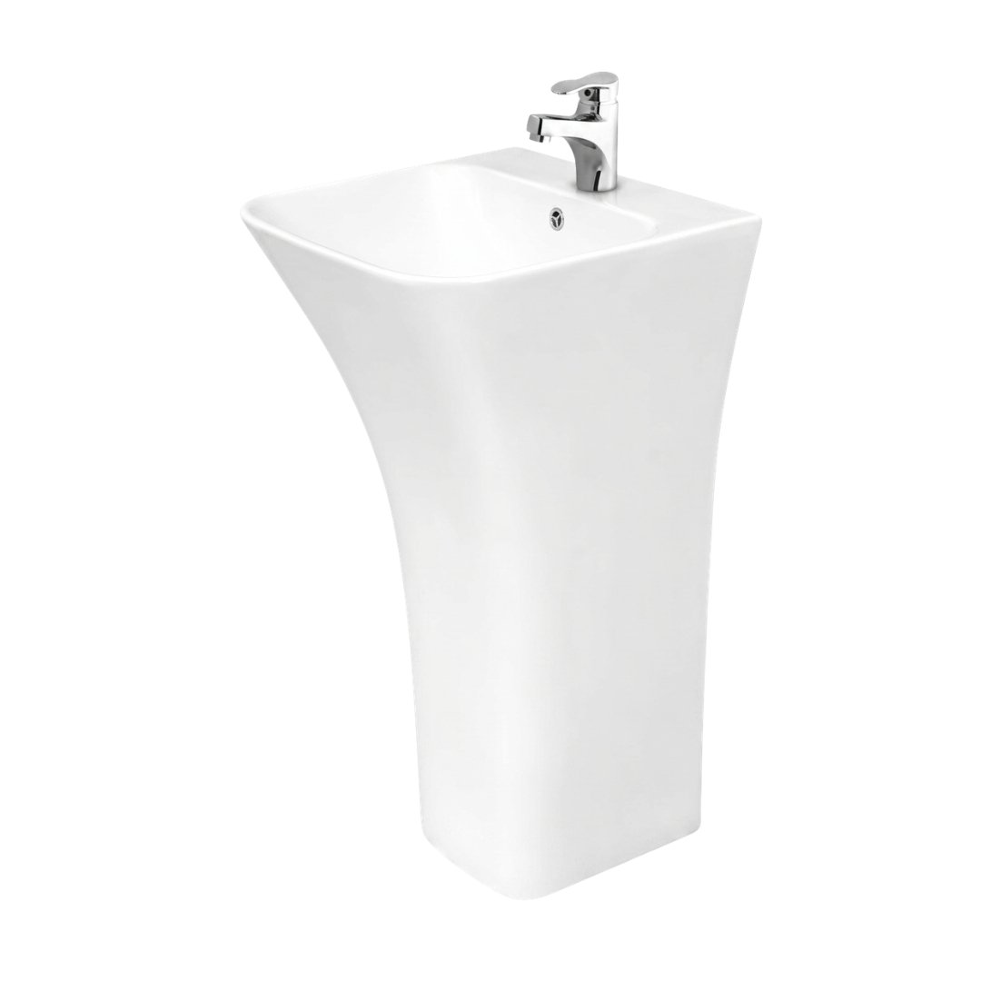 Square One Piece Basin - Brite Sanitary Ware