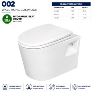 Wall Hung 002 Toilet - Brite Sanitary Ware