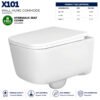 x101 Wall Hung Toilet - Brite Sanitary Ware