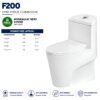 F200 English Toilet - Brite Sanitary Ware