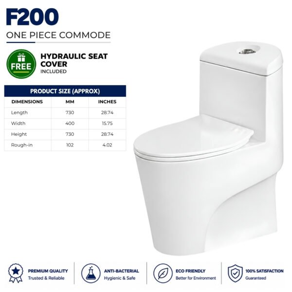 F200 English Toilet - Brite Sanitary Ware