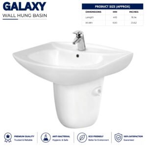 Galaxy Wash Bain Pedestal - Brite Sanitary Ware Galaxy Wash Bain Pedestal - Brite Sanitary Ware