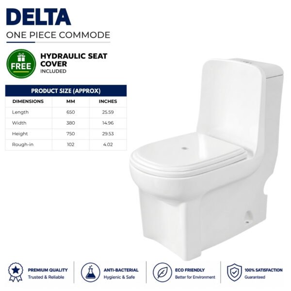 Delta English Toilet - Brite Sanitary Ware