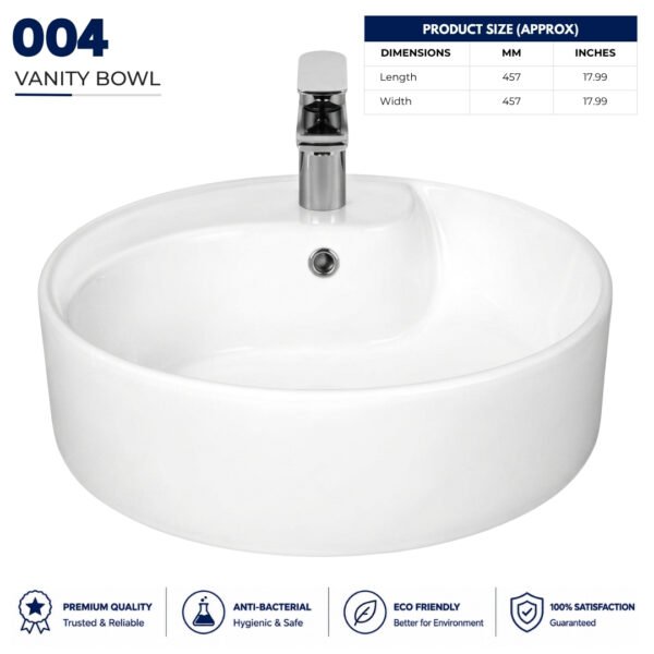 Vanity Bowl 004 - Brite Sanitary Ware