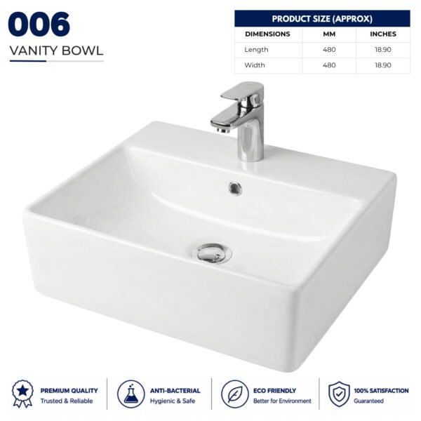 Vanity Bowl 006 - Brite Sanitary Ware