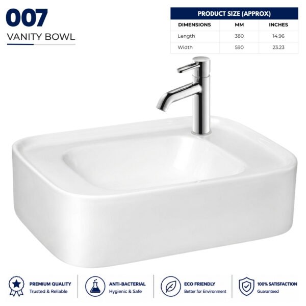 Vanity Bowl 007 - Brite Sanitary Ware