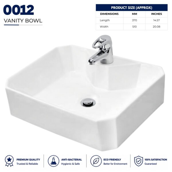 Vanity Bowl 0012 - Brite Sanitary Ware