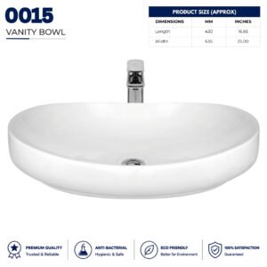 Vanity Bowl 0015 - Brite Sanitary Ware Vanity Bowl 0015 - Brite Sanitary Ware
