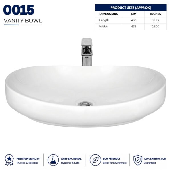Vanity Bowl 0015 - Brite Sanitary Ware