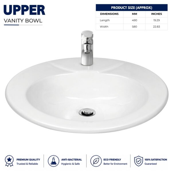 Upper Counter Vanity - Brite Sanitary Ware