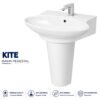 Kite Wash Basin Pedestal - Brite Sanitary Ware