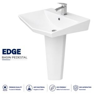 Edge Wash Basin Pedestal - Brite Sanitary Ware Edge Wash Basin Pedestal - Brite Sanitary Ware