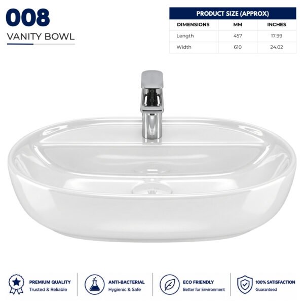 Vanity Bowl 008 - Brite Sanitary Ware
