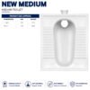 New Medium Indian Toilet - Brite Sanitary Ware