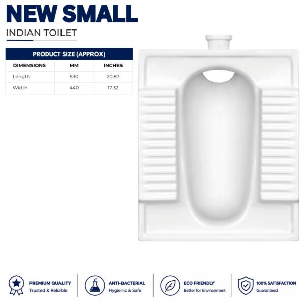 New Small Indian Toilet - Brite Sanitary Ware