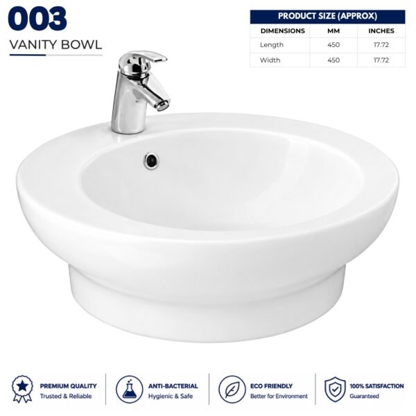 Vanity Bowl 003 - Brite Sanitary Ware