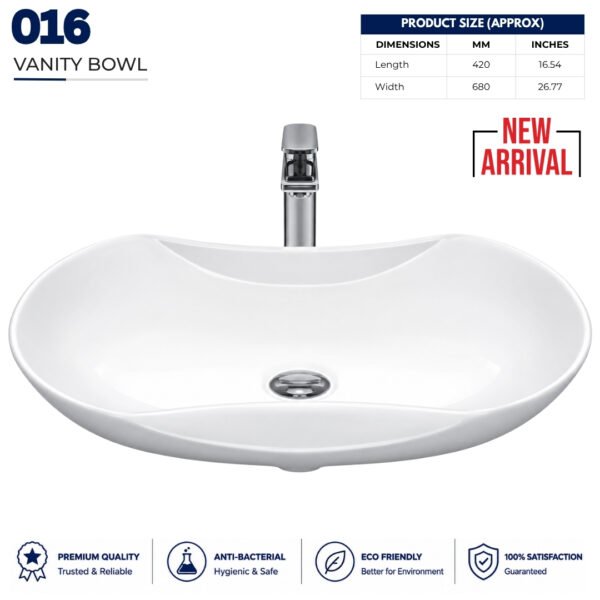 Vanity Bowl 016 - Brite Sanitary Ware
