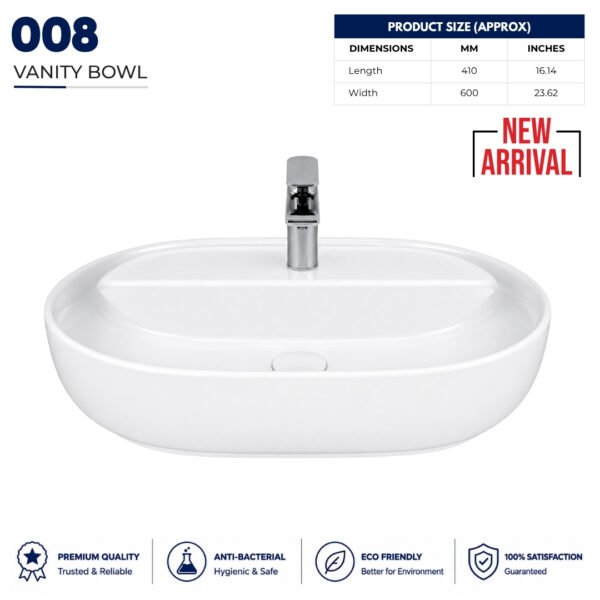 Vanity Bowl 008 - Brite Sanitary Ware