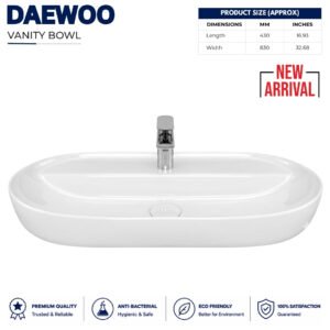Vanity Bowl Daewoo Countertop Wash Basin Vanity Bowl Daewoo Countertop Wash Basin