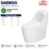 Brite Daewoo Commode modern one piece toilet design Brite Daewoo Commode price in Pakistan ceramic toilet Luxury Brite Daewoo Commode with smooth finish